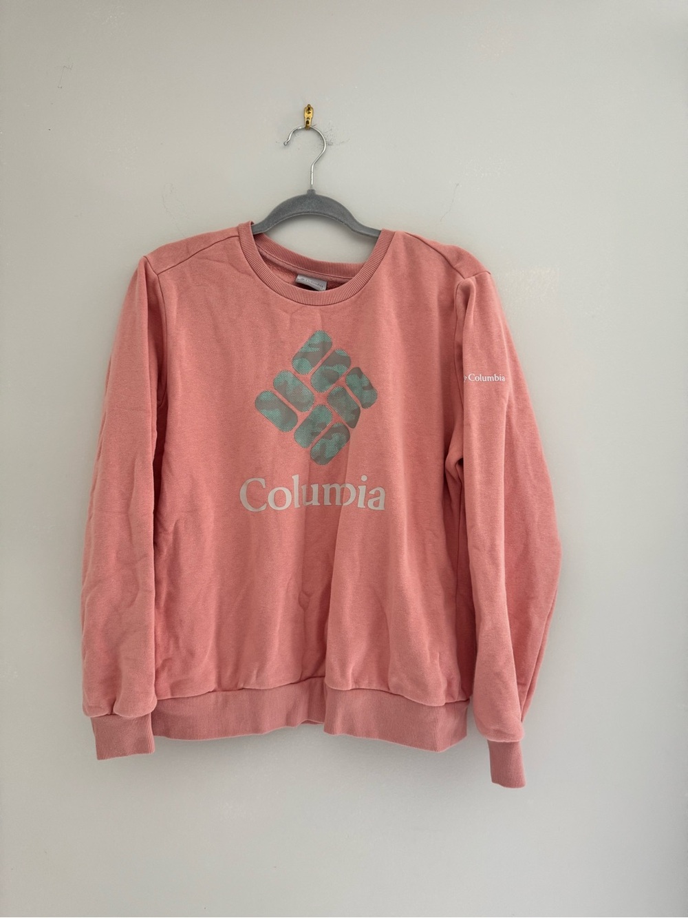 Columbia Rose Pink Logo Crewneck Sweatshirt